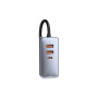 Зарядний пристрій Baseus 2xUSB-C + 2xUSB 120W + extension cord gray (CCBT-A0G)