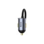 Зарядний пристрій Baseus 2xUSB-C + 2xUSB 120W + extension cord gray (CCBT-A0G)