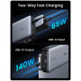 Батарея універсальна Ugreen 25000 mAh 145W Fast Charging Space Gray (U_90597A)