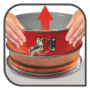 Форма для випікання Tefal DeliBake, кругла, знімне дно, 27см червоний (J1641474)