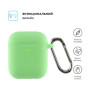 Чохол для навушників Armorstandart Ultrathin Silicone Case With Hook для Apple AirPods 2 Spearmint (ARM59693) Чохол для навушників Armorstandart Ultrathin Silicone Case With Hook для Apple AirPods 2 Spearmint (ARM59693)