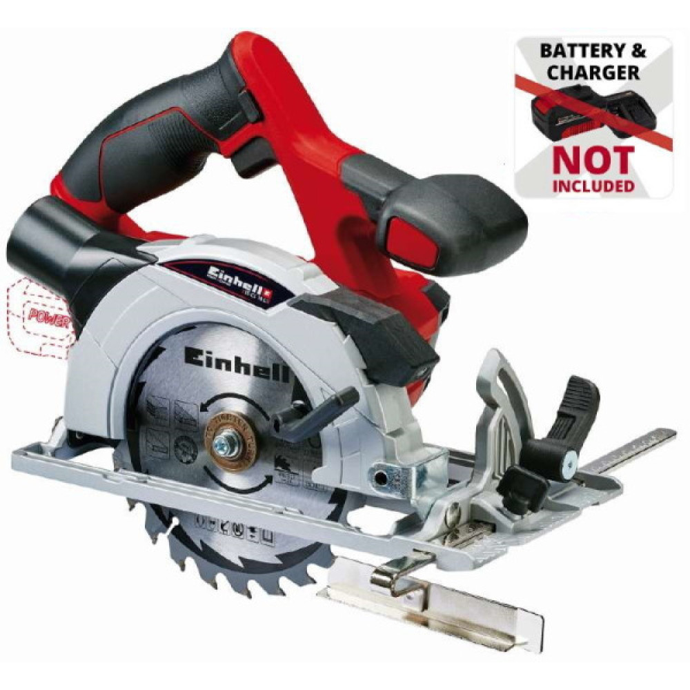 Пила дискова акумуляторна Einhell TE-CS 18/150LI - Solo PXC 18В 150х10 мм 2.34кг без АКБ та ЗП