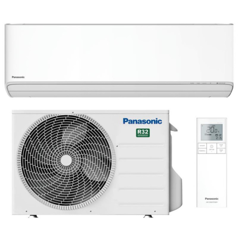 Кондиціонер Panasonic Etherea 25м2 інвертор 9000BTU 2.5кВт A+++/A+++ -20°С Wi-Fi R32 білий