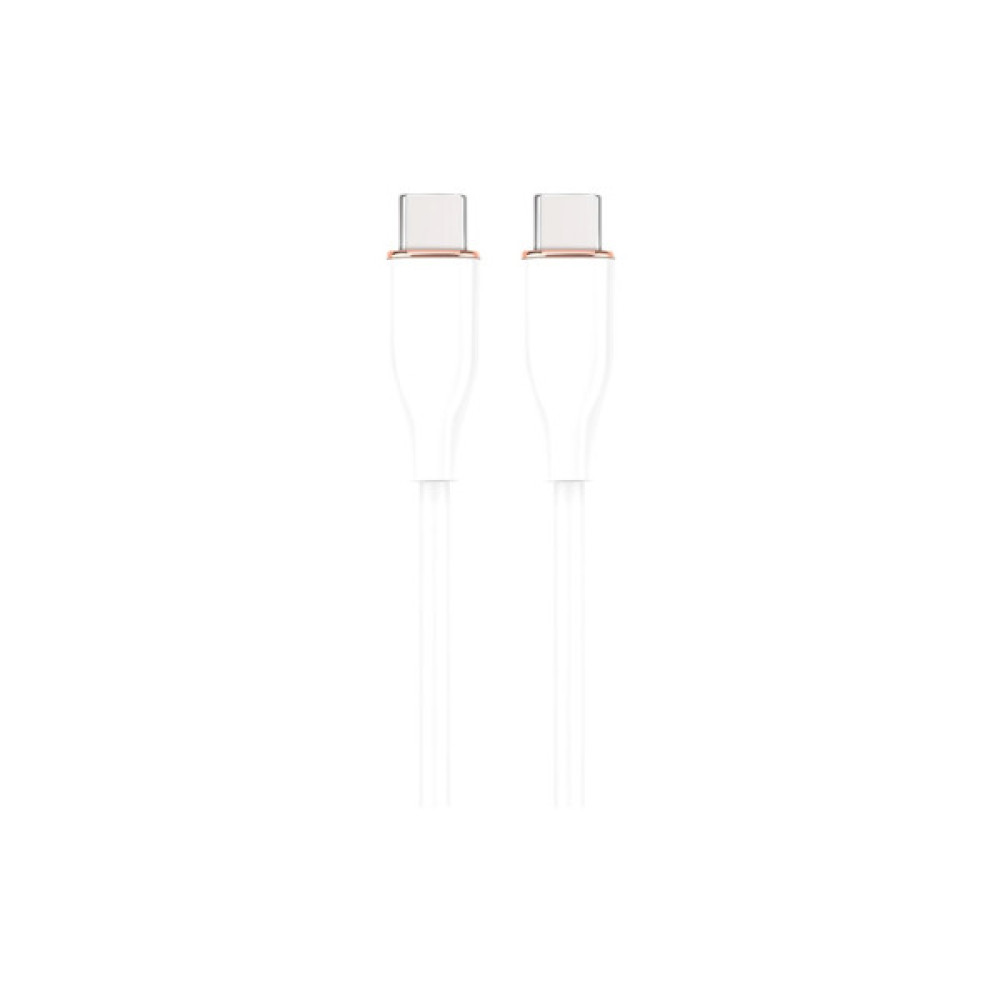 Дата кабель USB-C to USB-C 1.5m 3A Cablexpert (CC-USB2S-CMCM-1.5M-W)