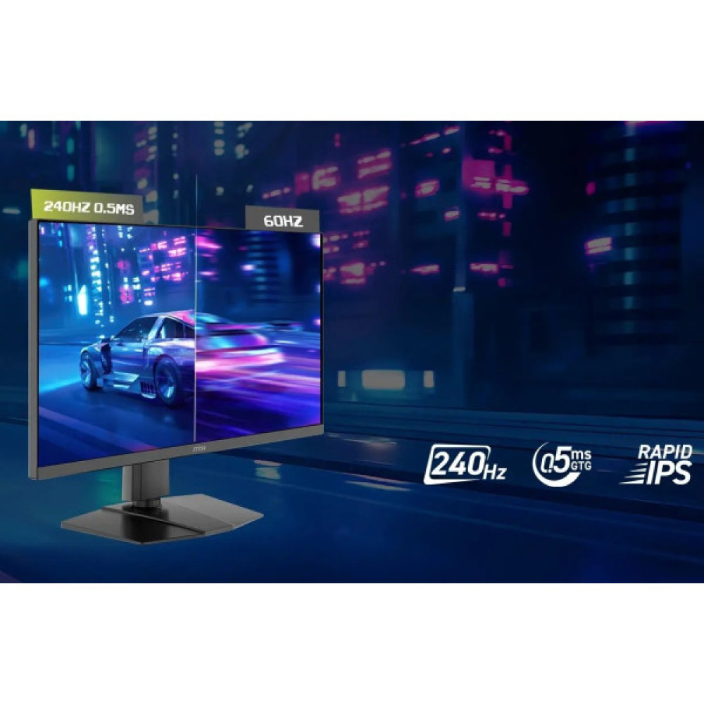 Монітор MSI 27" MAG 272PF-X24 2xHDMI, DP, MM, IPS, 240Hz, 0.5ms, sRGB 122%, AdaptiveSync, Pivot