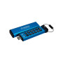 USB флеш накопичувач Kingston 128GB IronKey Keypad 200 Type-C Encrypted Blue USB 3.2 (IKKP200C/128GB)