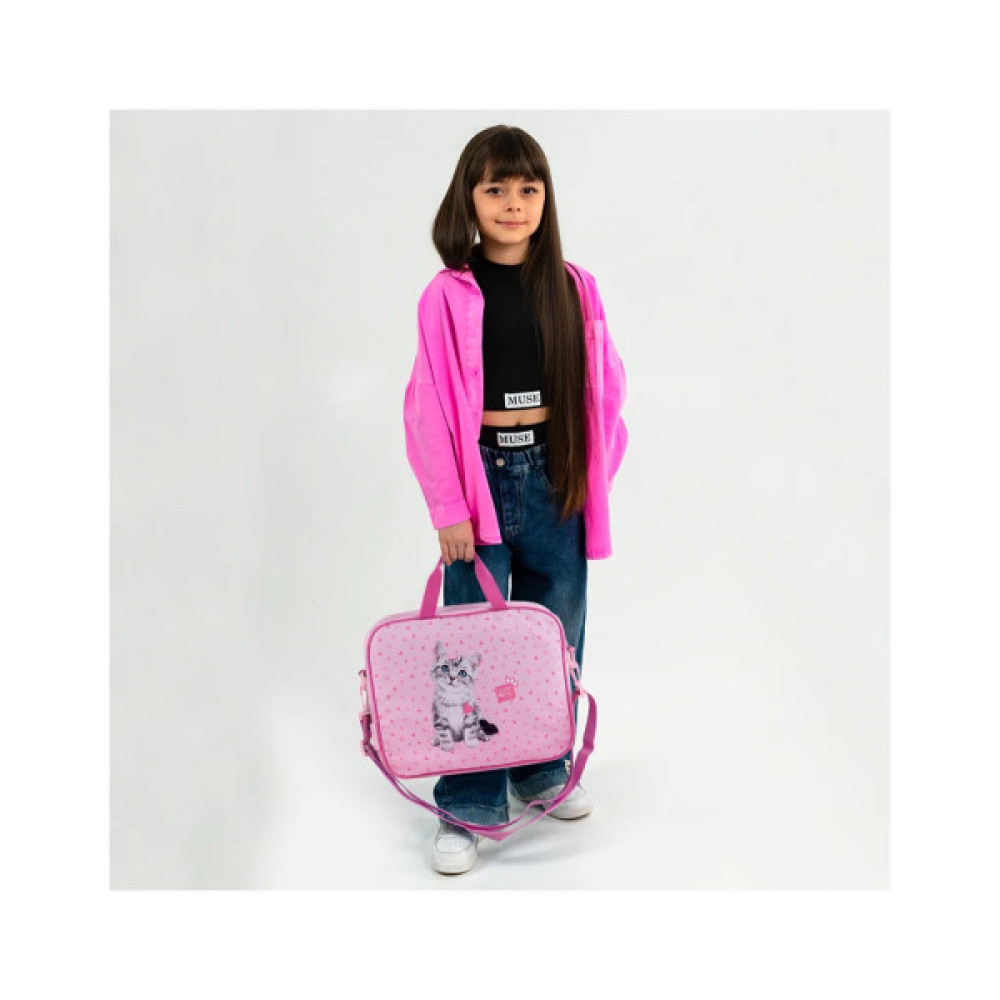 Сумка дитяча Kite A4, Studio Pets, 589-1 шкільна, текстильна (SP25-589-1)