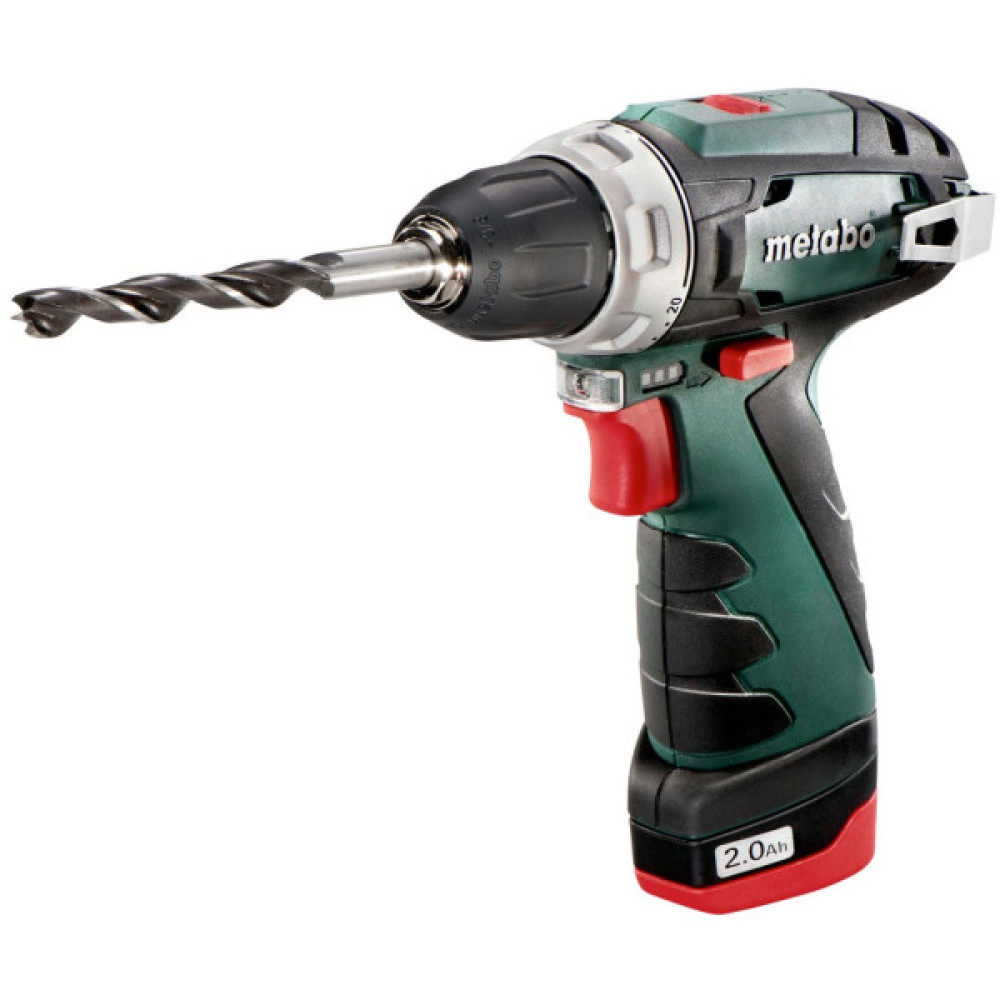 Шурупокрут-дриль акумуляторний Metabo BS Basic 12В 2x2А·год 17·34Нм 0-360·0-1400об/хв 0.95кг