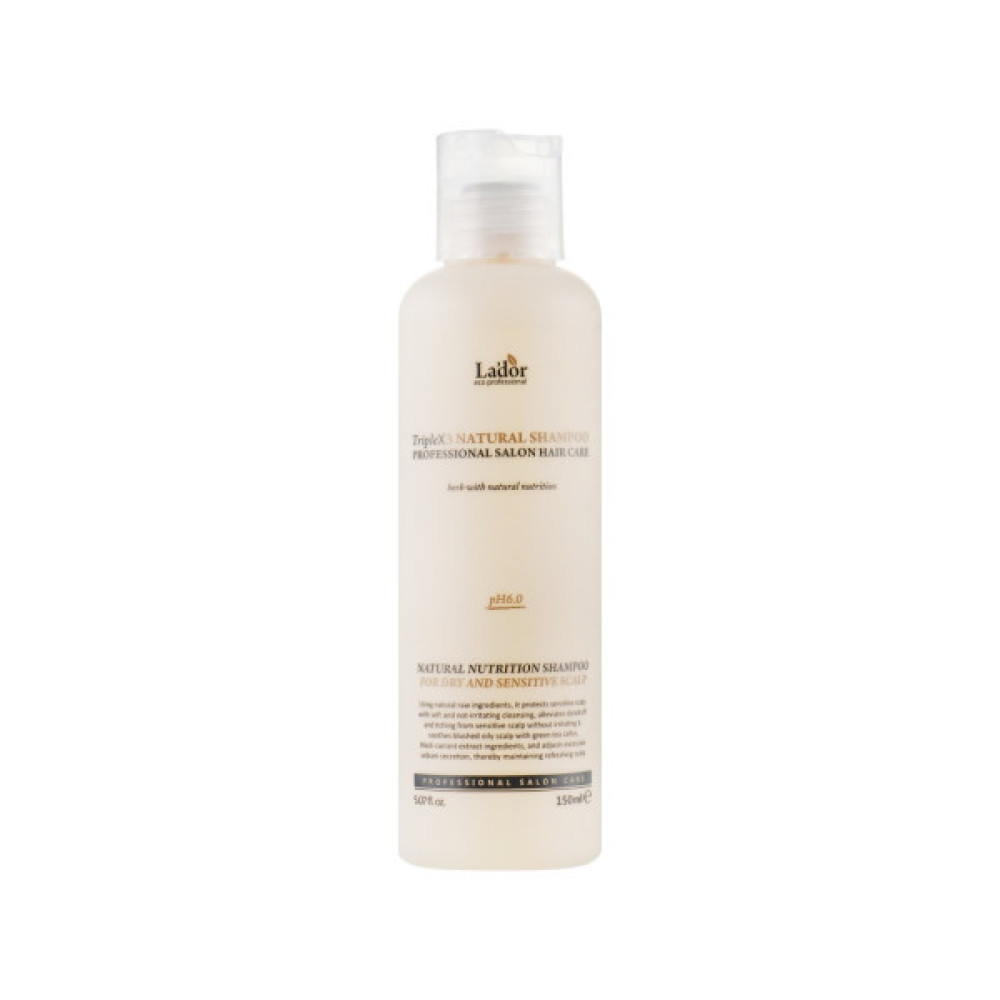 Шампунь La'dor Triplex Natural Shampoo Безсульфатний 150 мл (8809500811008)