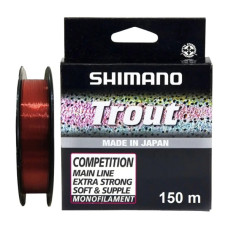 Волосінь Shimano Trout Competition Mono 150m 0.16mm 2.16kg Red (2266.31.90)