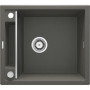 Мийка кухонна Deante Magnetic, граніт, квадрат, без крила, 560х500х219мм, чаша - 1, врізна, антрацит