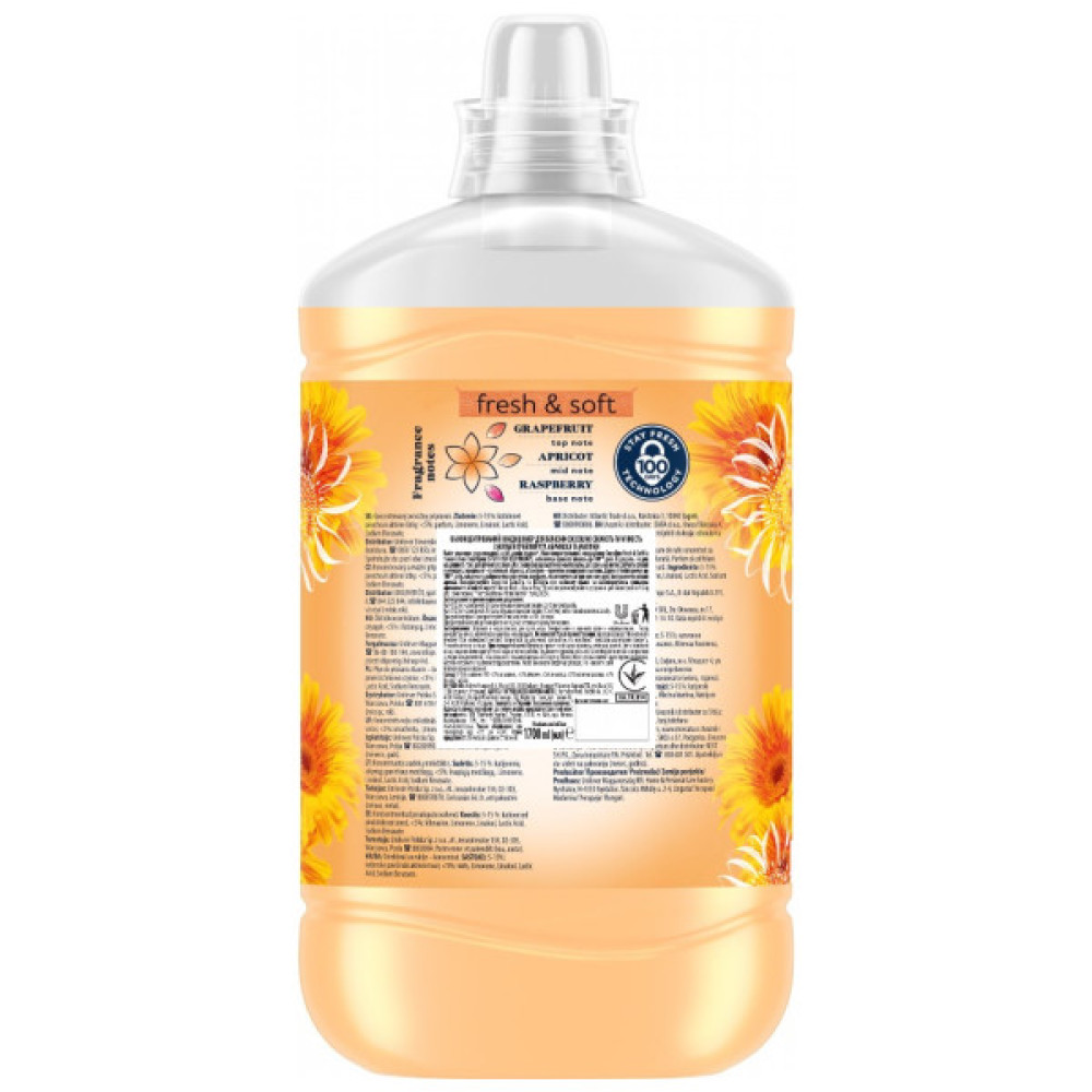 Кондиціонер для білизни Coccolino Fresh & Soft Orange Rush 1.7 л (8720181410659)