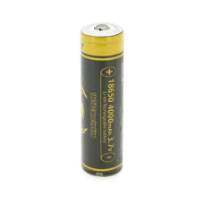 Акумулятор 18650 4000mah (3800-4000mah), Protected, 3.7V(2.75-4.2V) Liitokala (King-4000PCB)