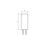 Лампочка Eurolamp G4 (LED-G4-0227(220)) Лампочка Eurolamp G4 (LED-G4-0227(220))