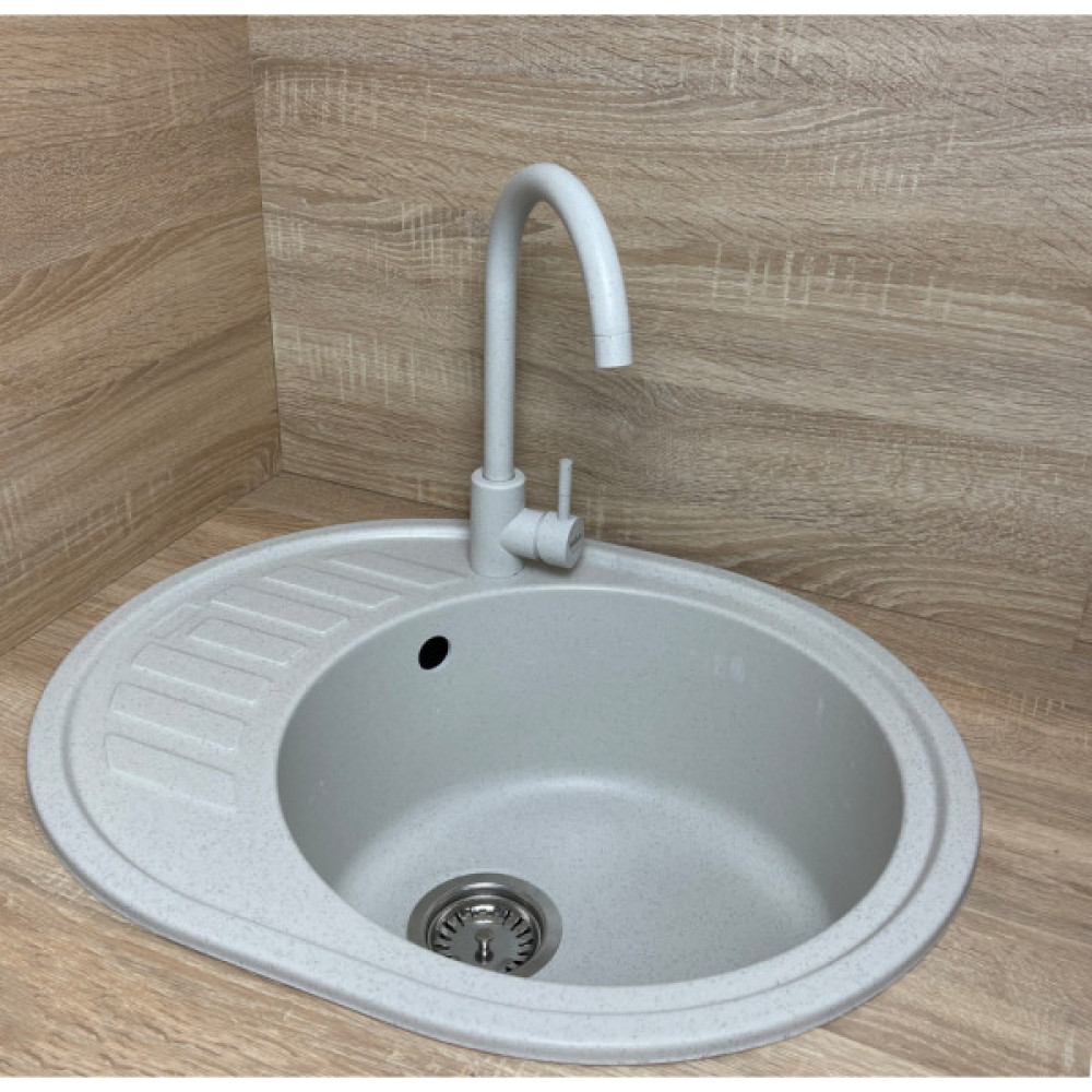 Мийка кухонна Adamant Ovum Old stone (1824296100410)