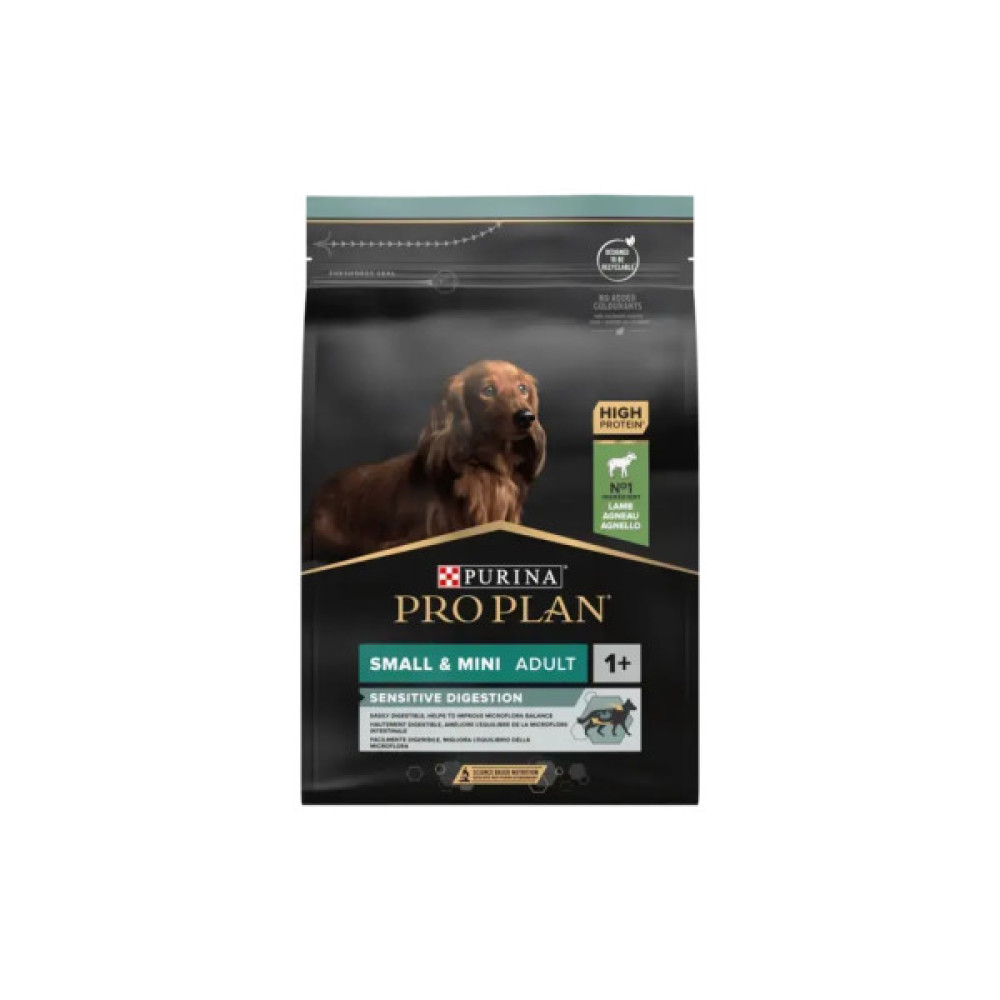 Сухий корм для собак Purina Pro Plan Small&Mini Sensitive Digestion зі смаком ягняти 3 кг (7613036611268)