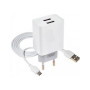 Зарядний пристрій XO L65 адаптер 2USB / 2.4А + Type-C white (XO-L65-TC) Зарядний пристрій XO L65 адаптер 2USB / 2.4А + Type-C white (XO-L65-TC)