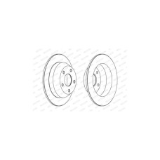 Гальмівний диск FERODO DDF1553C