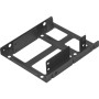 Фрейм-перехідник Maiwo 2x2.5" HDD/SSD 3.5" (K11) Фрейм-перехідник Maiwo 2x2.5" HDD/SSD 3.5" (K11)