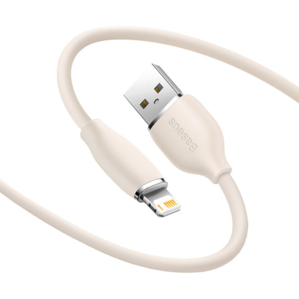 Дата кабель USB 2.0 AM to Lightning 2.0m 2.4A pink Baseus (CAGD000104)
