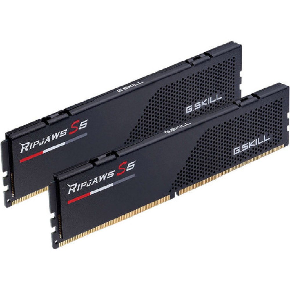 Модуль пам'яті для комп'ютера DDR5 96GB (2x48GB) 5600 MHz Ripjaws S5 Matte Black G.Skill (F5-5600J4040D48GX2-RS5K)
