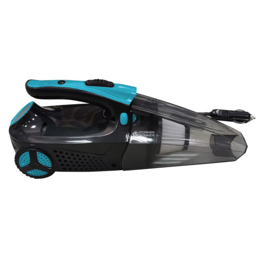 Пилосос Konner&Sohnen автомобільний з компресором KS VCP30 4в1, 12В, 80Вт, 6.7А, 150PSI, 3000Па, 1.2кг