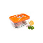 Харчовий контейнер Status вакуумний скляний 1,5 л, білий (181051)