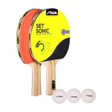Комплект для настільного тенісу Stiga Sonic Hobby 2 Bats 3 Balls (1220-2816-01) (931158)