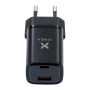 Зарядний пристрій Vinga USB-C PD30W + USB-A QC30W Display 33W Max (VCR30ACDB) Зарядний пристрій Vinga USB-C PD30W + USB-A QC30W Display 33W Max (VCR30ACDB)