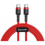 Дата кабель USB-C to USB-C 1.0m USB 3.1 3A red Baseus (CATKLF-G09) Дата кабель USB-C to USB-C 1.0m USB 3.1 3A red Baseus (CATKLF-G09)
