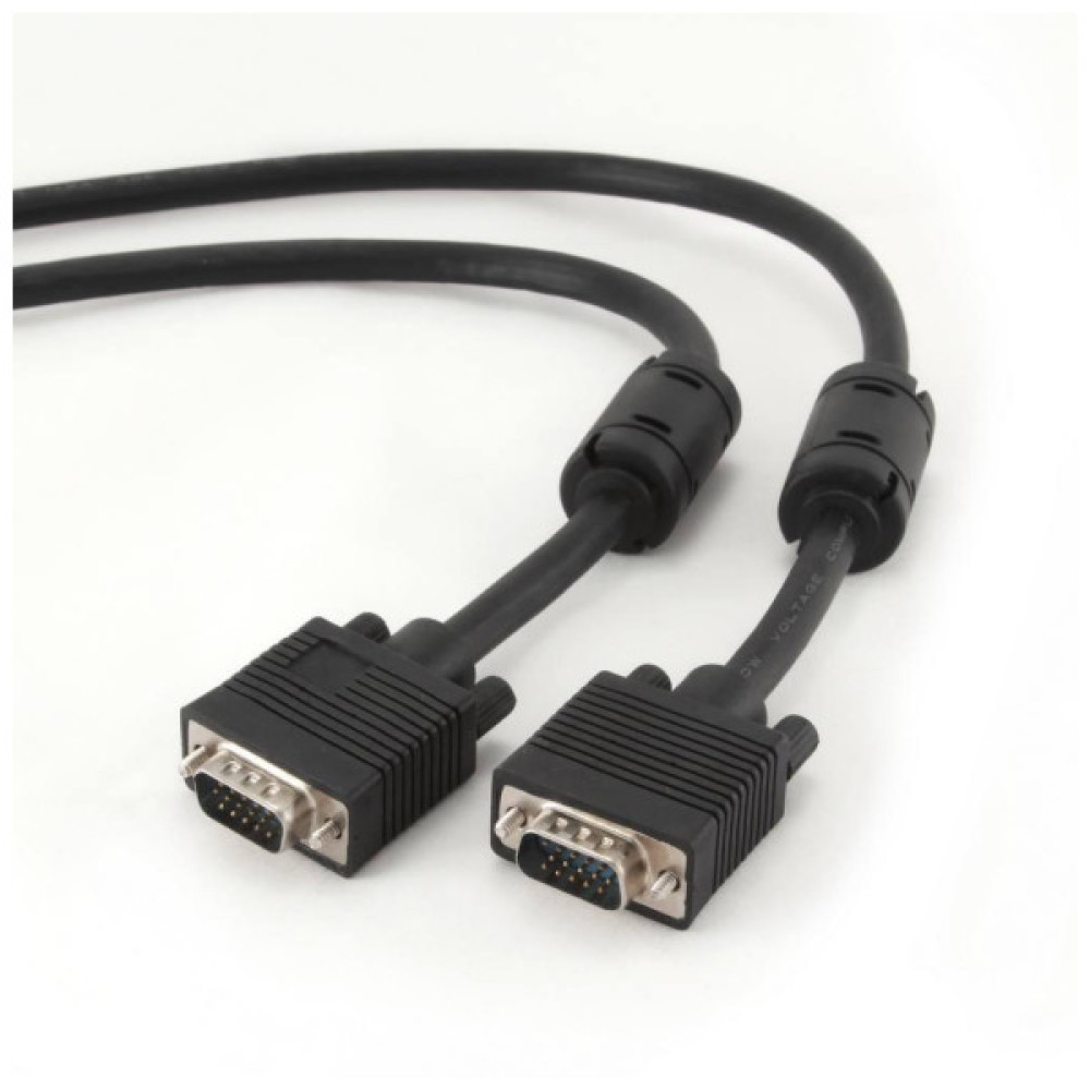 Кабель мультимедійний VGA M to VGA M 10.0m Cablexpert (CC-PPVGA-10M-B)