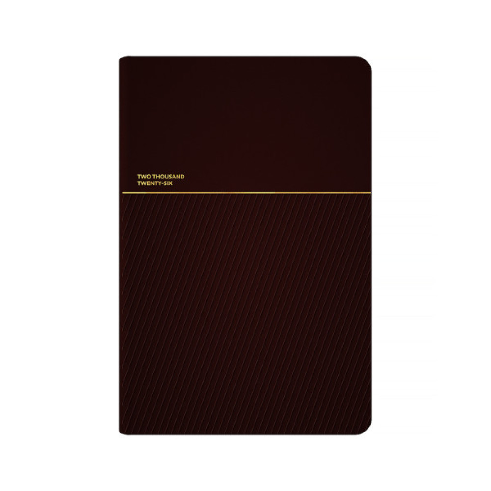 Тижневик Axent датований 2026 Partner Traces, 145х210, коричневий (8829-26-3-A)