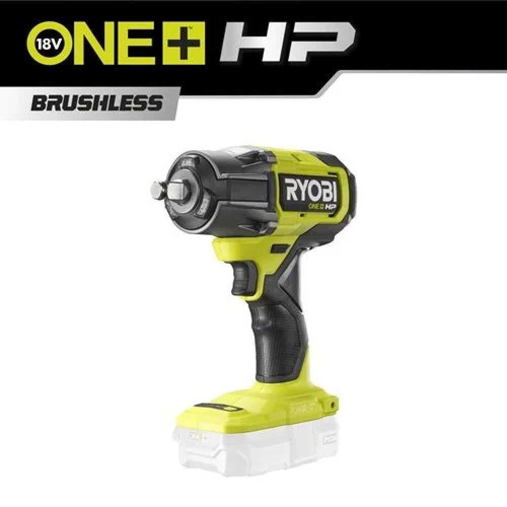 Гайковерт ударний акумуляторний RYOBI ONE+ HP RIW18X-0 18В 900Нм 2800об/хв 1/2" 3 швидкості 1.7кг без АКБ та ЗП