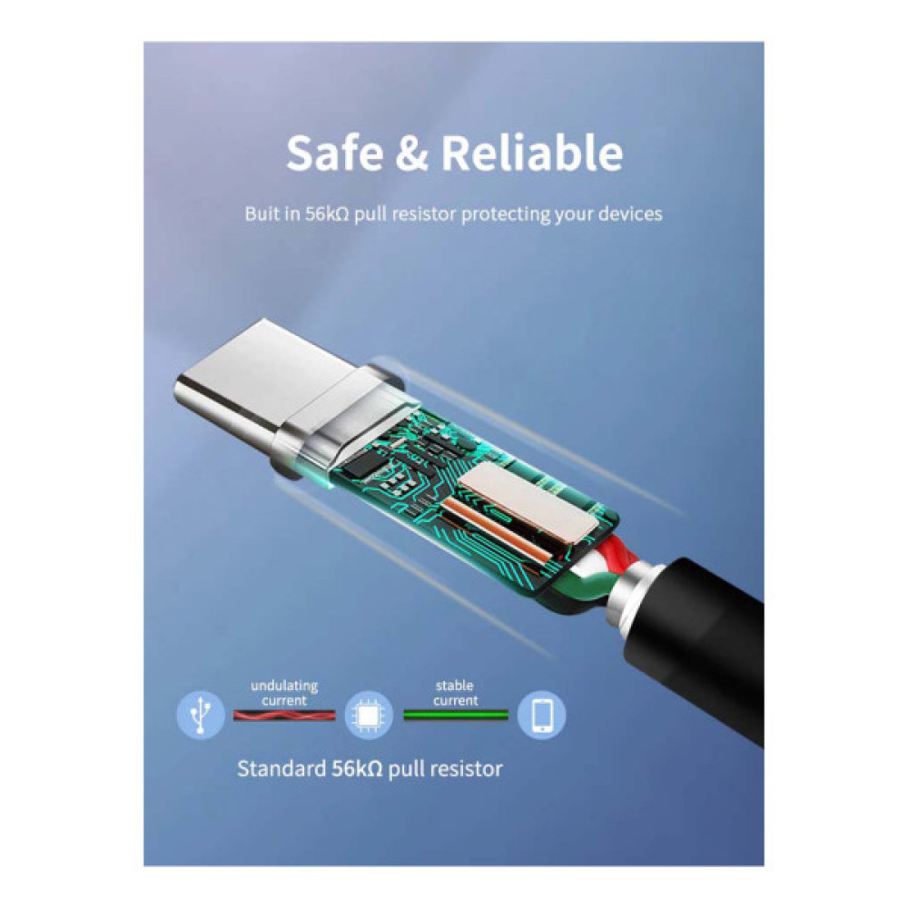 Дата кабель USB 3.0 AM to USB-C 1.5m Cabletime (CA915439)