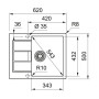 Мийка кухонна Franke Sirius SID 611-62/143.0627.288 (143.0627.288) Мийка кухонна Franke Sirius SID 611-62/143.0627.288 (143.0627.288)