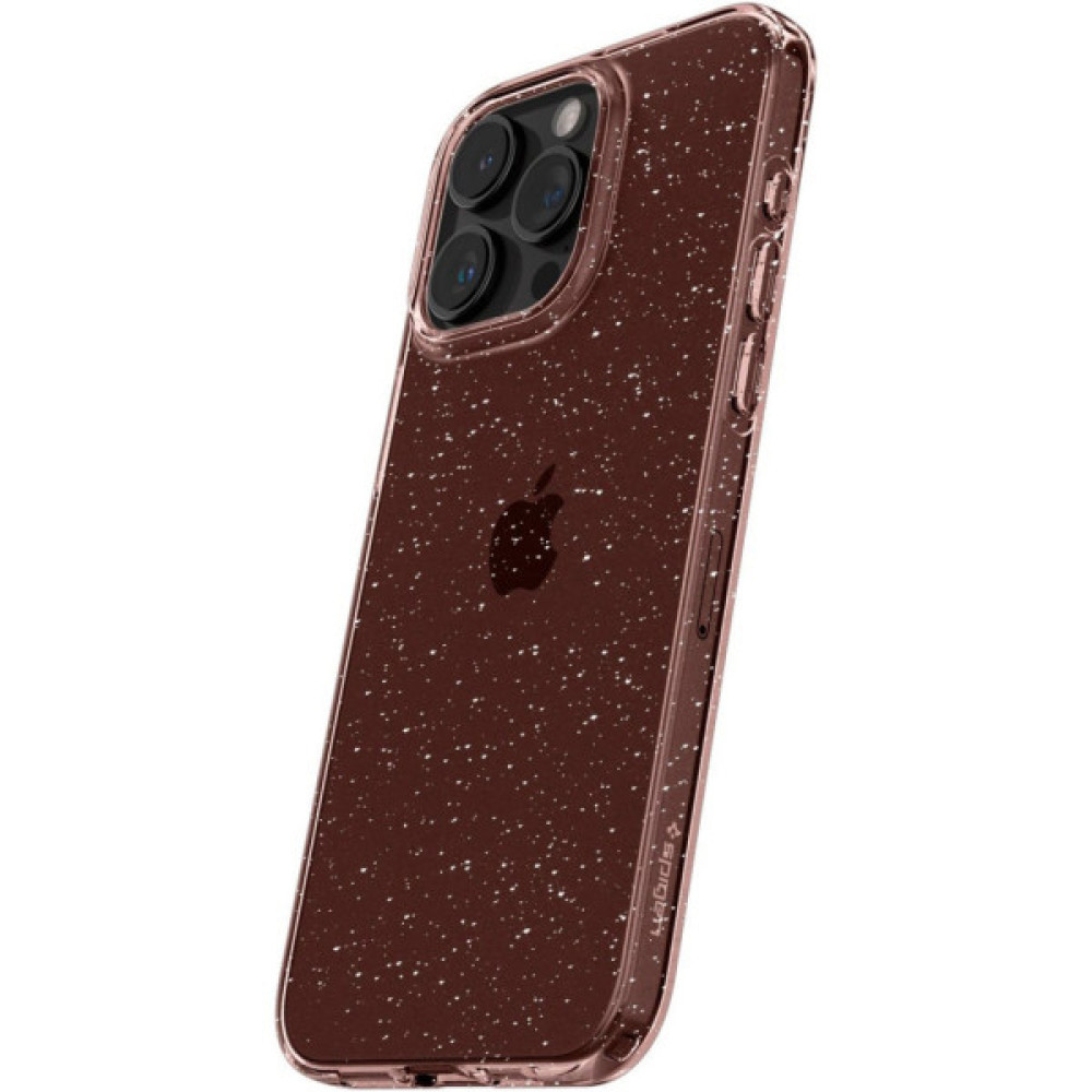 Чохол до мобільного телефона Spigen Apple iPhone 15 Pro Liquid Crystal Glitter Rose Quartz (ACS06702)