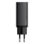 Зарядний пристрій Baseus 2xUSB 65W GaN (USB-C+USB-A) black (CCGAN2L-B01) Зарядний пристрій Baseus 2xUSB 65W GaN (USB-C+USB-A) black (CCGAN2L-B01)