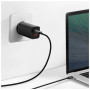 Зарядний пристрій Baseus 2xUSB 65W GaN (USB-C+USB-A) black (CCGAN2L-B01) Зарядний пристрій Baseus 2xUSB 65W GaN (USB-C+USB-A) black (CCGAN2L-B01)