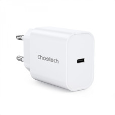 Зарядний пристрій Choetech USB-C PD20W white (Q5004-V5) Зарядний пристрій Choetech USB-C PD20W white (Q5004-V5)