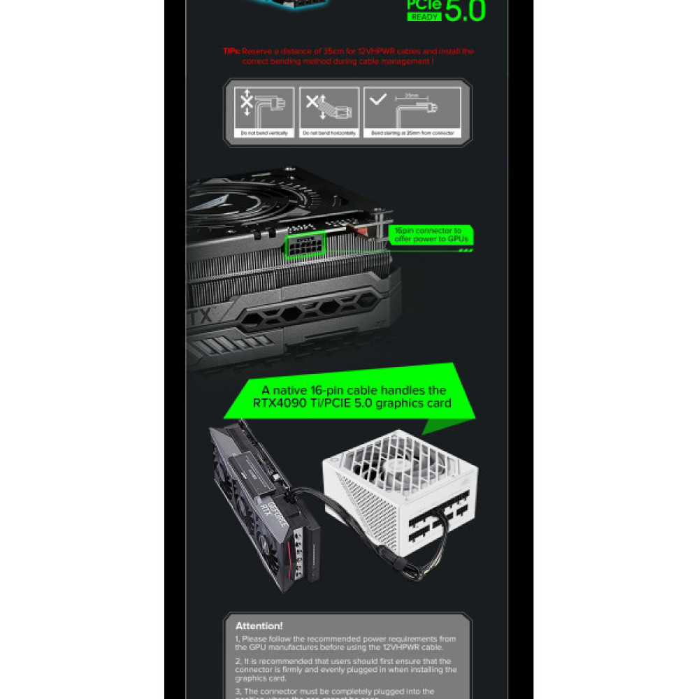 GAMEMAX GX-1250 PRO WT (ATX3.0PCIe5.0)