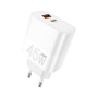 Зарядний пристрій WUW C209 1xUSB-C PD45W + 1xUSB QC3.0 18W White (WUW-C209)