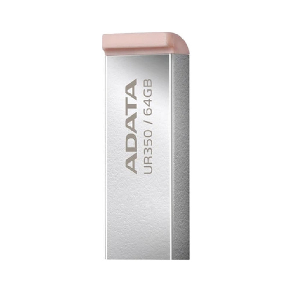 USB флеш накопичувач ADATA 64GB UR 350 Silver/Beige USB 3.2 (UR350-64G-RSR/BG)