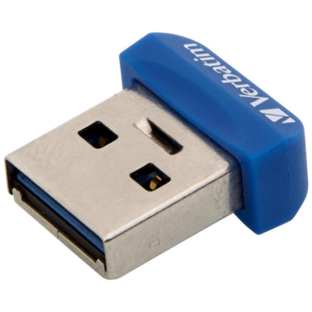 USB флеш накопичувач Verbatim 64GB Store 'n' Stay NANO Blue USB 3.2 (98711)