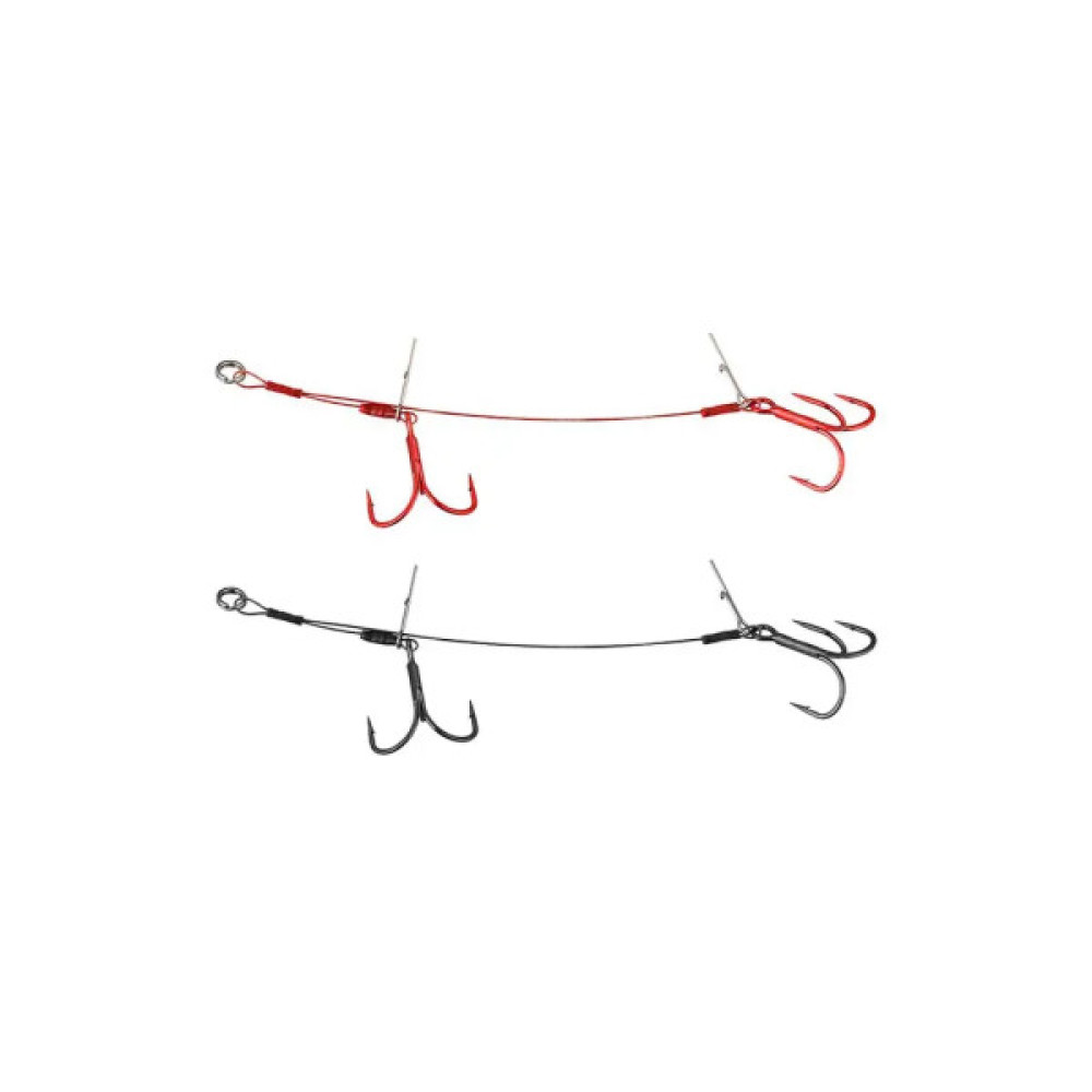Оснащення Savage Gear Carbon 49 Double Stinger 1/0 11.5 cm 16kg (2 шт/уп.) (1854.04.29)