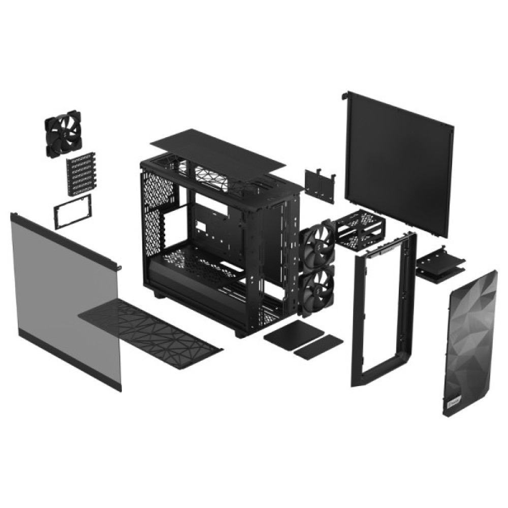FRACTAL DESIGN Meshify 2 Lite Black TG Light  (FD-C-MEL2A-03)