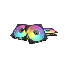 Кулер до корпусу ASUS TUF Gaming TR120 ARGB Reverse Triple Pack Black (90DA00D0-B09020)