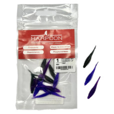 Силікон рибальський Harpoon ТЕП TANTA YotoWorm 1.5" MIX1 13шт (7407000007948)
