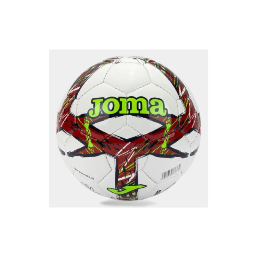 М'яч футбольний Joma Dal III (401412.206) Уні 4 Біло-червоно-салатовий (8445954786730)