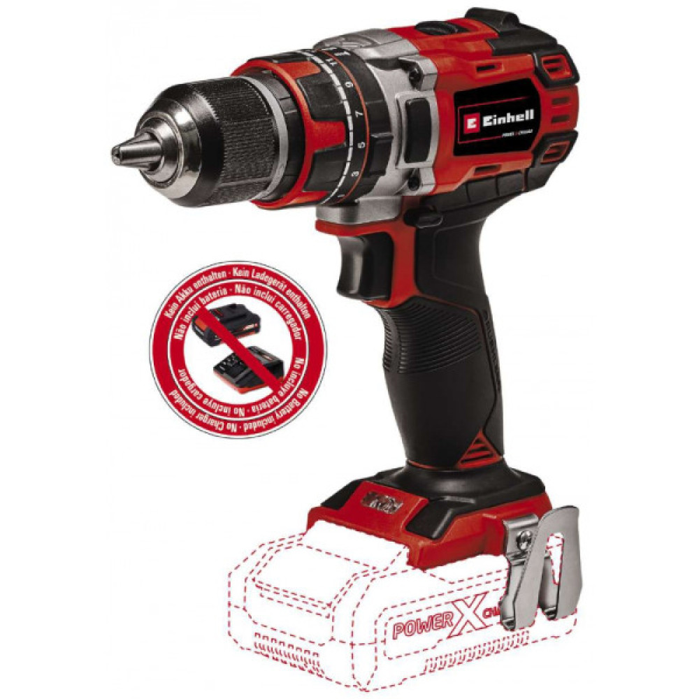 Шурупокрут-дриль ударний акумуляторний Einhell Professional TP-CD 18·50 Li-i BL-Solo PXC 18В 50Нм 500·1800об/хв 1.19кг без АКБ та ЗП
