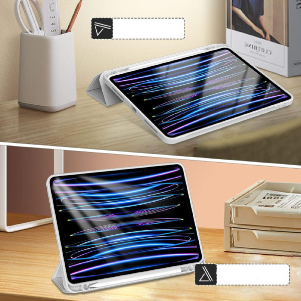 Чохол до планшета BeCover Tri Fold Hard TPU Apple iPad Pro 11 2020/2021/2022 Gray (711111) Чохол до планшета BeCover Tri Fold Hard TPU Apple iPad Pro 11 2020/2021/2022 Gray (711111)